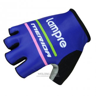 2015 Lampre Handschoenen Cycling Blauw