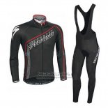 2016 Fietskleding Specialized Ml Zwart Rood Lange Mouwen en Koersbroek