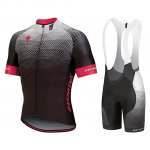 2018 Fietskleding Specialized Zwart Grijs Roze Korte Mouwen en Koersbroek