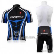 2010 Fietskleding Specialized Blauw Korte Mouwen en Koersbroek