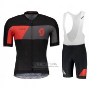 2018 Fietskleding Castelli Grijs Rood Zwart Korte Mouwen en Koersbroek