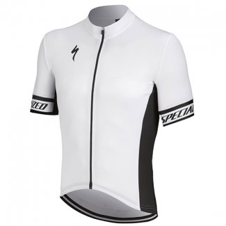 2018 Fietskleding Specialized Wit Zwart Korte Mouwen en Koersbroek