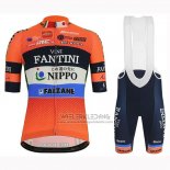 2019 Fietskleding Vini Fantini Oranje Korte Mouwen en Koersbroek01