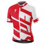 2016 Fietskleding Specialized Wit en Rood Korte Mouwen en Koersbroek