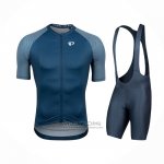 2021 Fietskleding Pearl Izumi Donker Blauw Korte Mouwen en Koersbroek