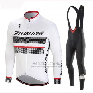 2018 Fietskleding Specialized Wit Lange Mouwen en Koersbroek