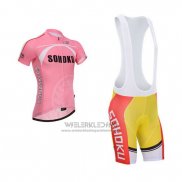 2014 Fietskleding Fox Cyclingbox Fuchsia Korte Mouwen en Koersbroek