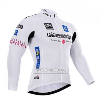 2015 Fietskleding Giro d'Italia Wit Lange Mouwen en Koersbroek