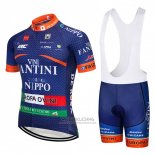 2018 Fietskleding Vini Fantini Diep Blauw Korte Mouwen en Koersbroek