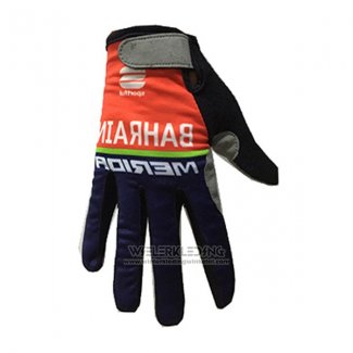 2017 Bahrain Merida Handschoenen Met Lange Vingers Cycling