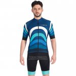 2022 Fietskleding Nalini Blauw Korte Mouwen en Koersbroek