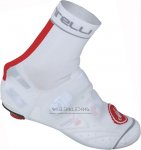 2014 Castelli Tijdritoverschoenen Cycling Wit en Rood