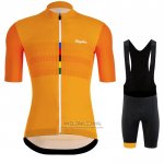 2020 Fietskleding Rapha Oranje Korte Mouwen en Koersbroek