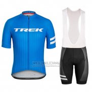 2018 Fietskleding Trek Bontrager Blauw Korte Mouwen en Koersbroek