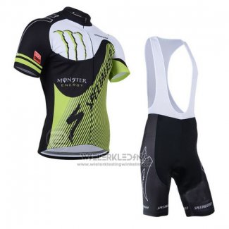 2014 Fietskleding Specialized Zwart en Groen Korte Mouwen en Koersbroek