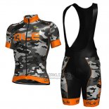 2017 Fietskleding ALE Camouflage Korte Mouwen en Koersbroek