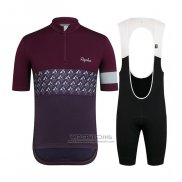 2021 Fietskleding Rapha Donker Violet Korte Mouwen en Koersbroek