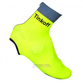 2016 Saxo Bank Tinkoff Tijdritoverschoenen Cycling Geel en Grijs