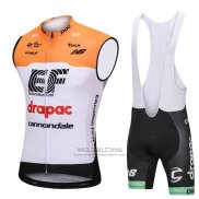 2018 Windvest Cannondale Drapac Wit en Oranje