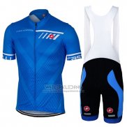 2017 Fietskleding Castelli Blauw Korte Mouwen en Koersbroek