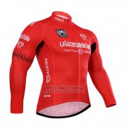 2015 Fietskleding Giro d'Italia Rood Lange Mouwen en Koersbroek