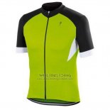 2015 Fietskleding Specialized Zwart en Groen Korte Mouwen en Koersbroek