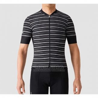 2019 Fietskleding La Passione Stripe Zwart Korte Mouwen en Koersbroek